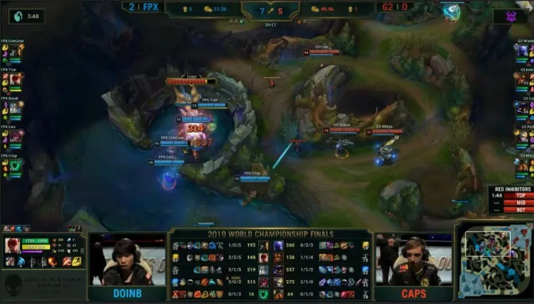 League of Legends - Worlds 2019 Finals (Baron Fight League of Legends - Worlds 2019 Finals